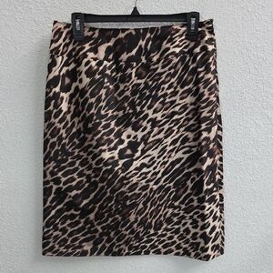 East 5th Leopard Pencil Skirt